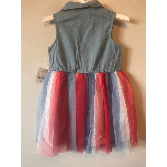 Disney Red,White and Blue Minnie tulle dress size 3T - Picture 5 of 5